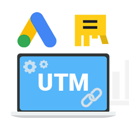 Курс включает в себя: UTM-метки 